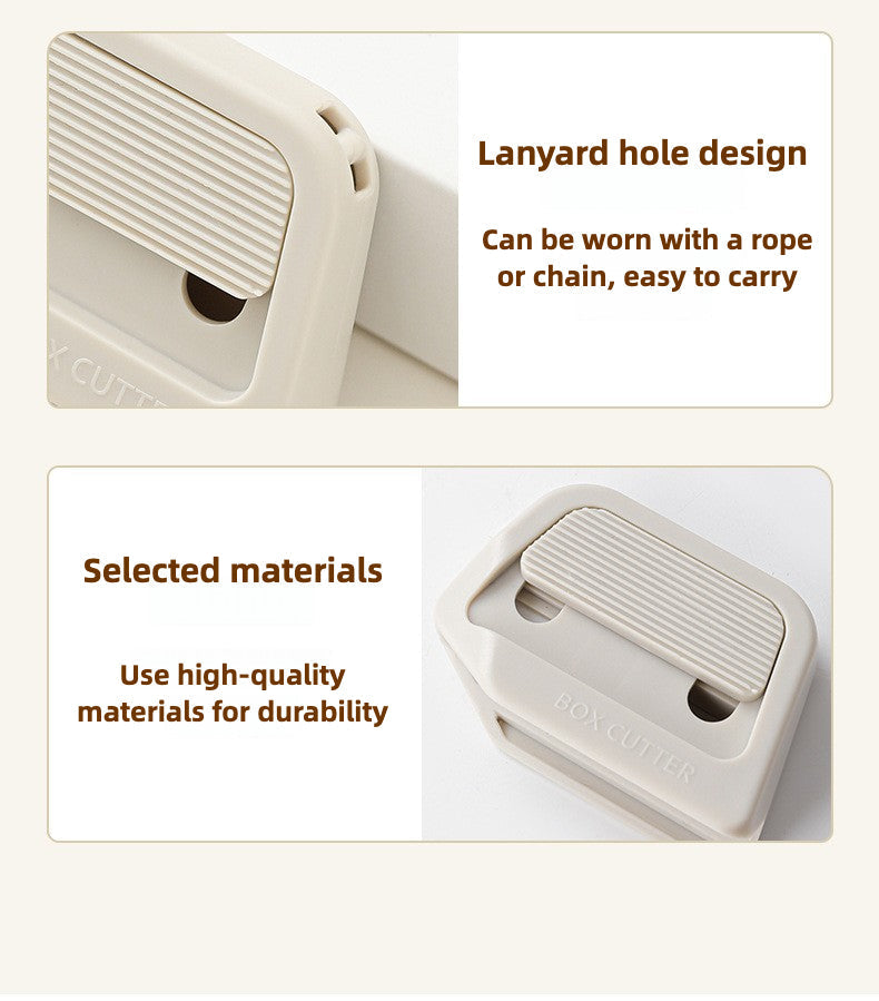 Keramik-Kartonschneider – Mit automatischem Klingenrückzug & Magnetfunktion