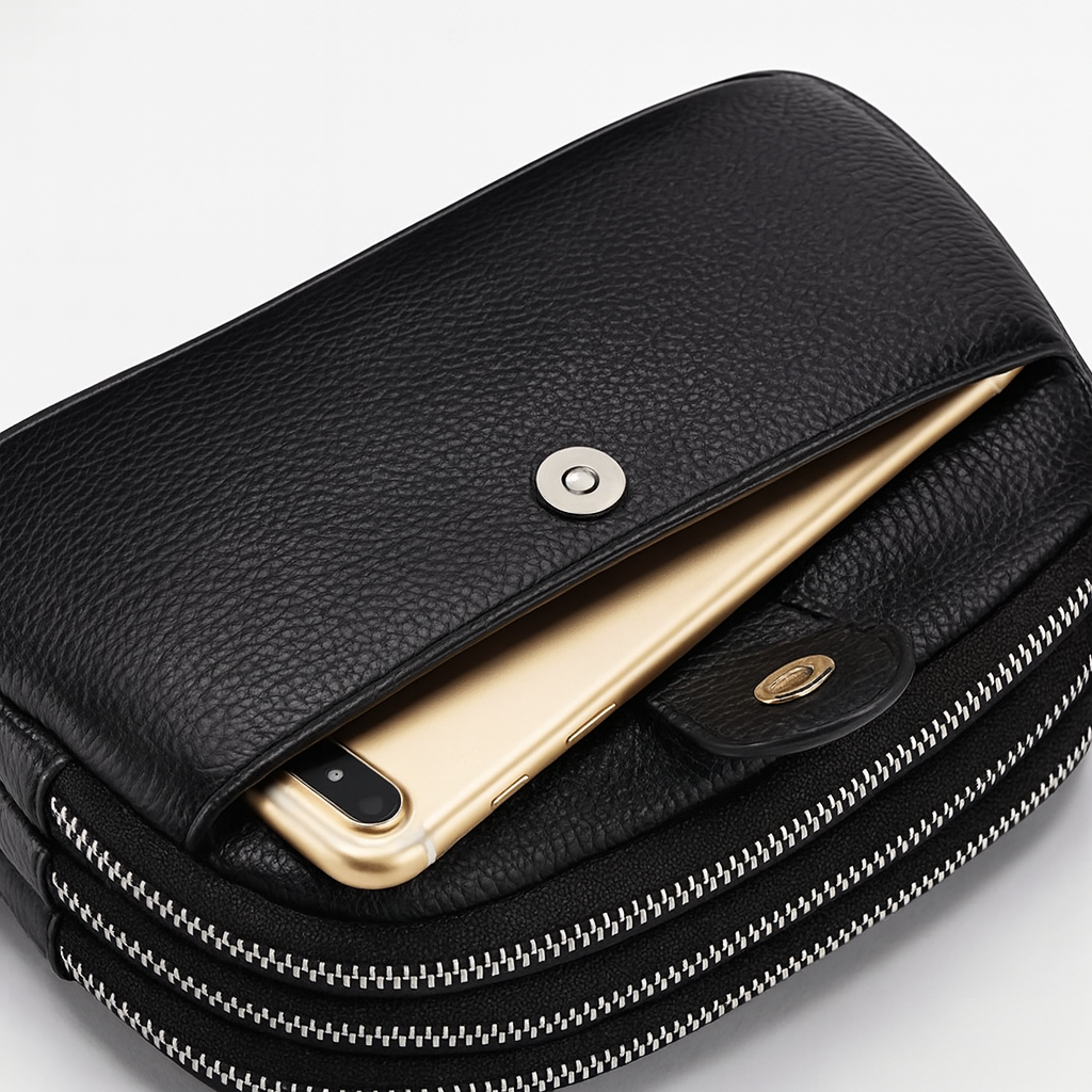 Jasmine | Vintage-Umhängetasche aus echtem Leder für Damen