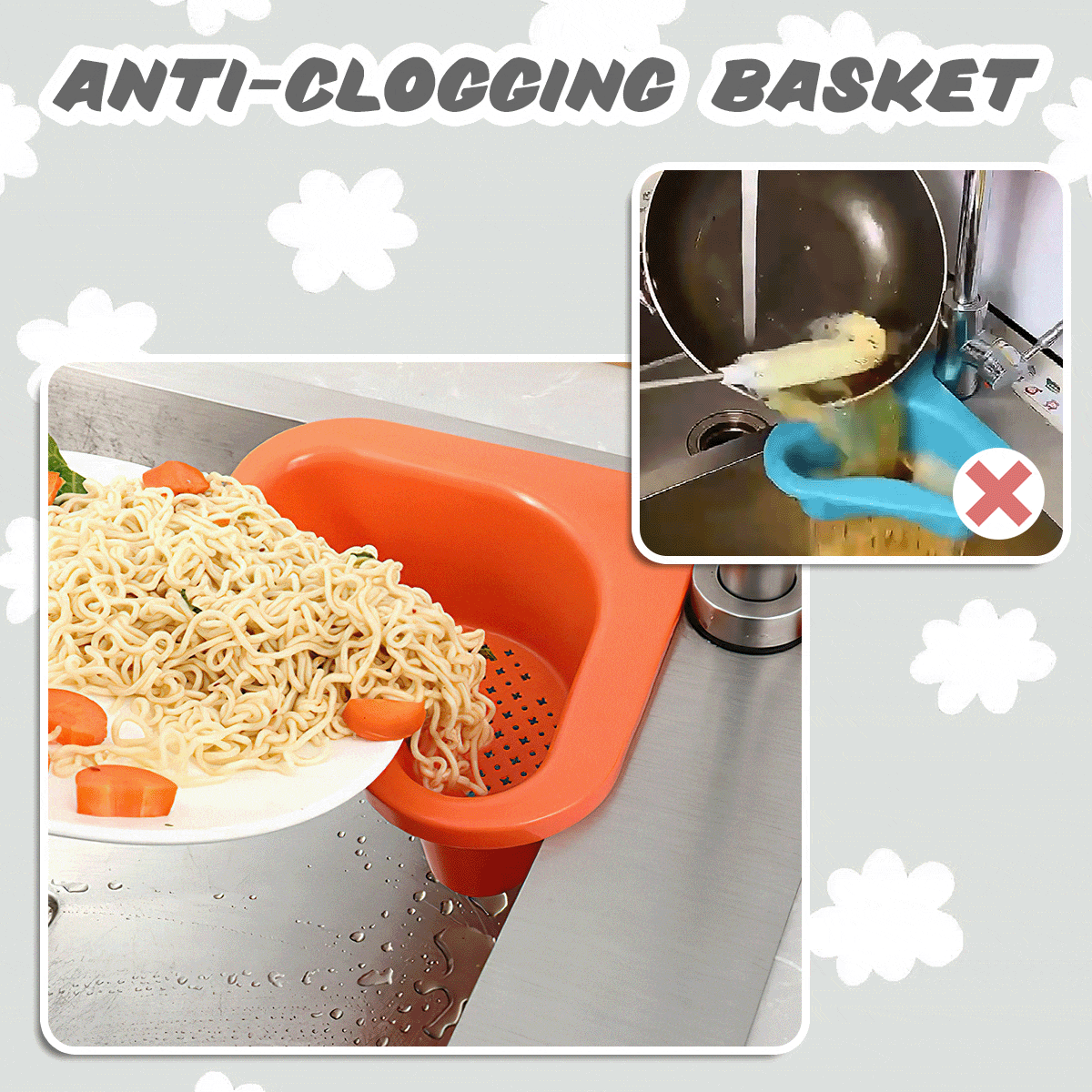 1+1 Gratis | CleanSink | Spülbeckenabflusskorb