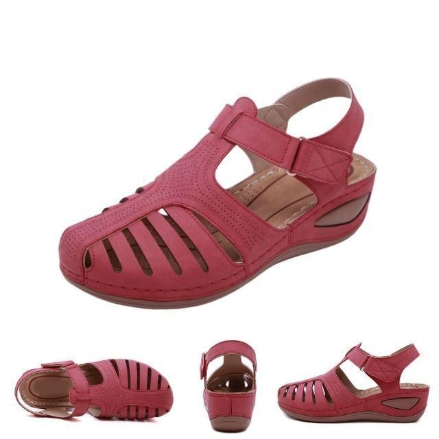 KomfortTritt | Atmungsaktive Orthopädische Sandalen mit Klettverschluss