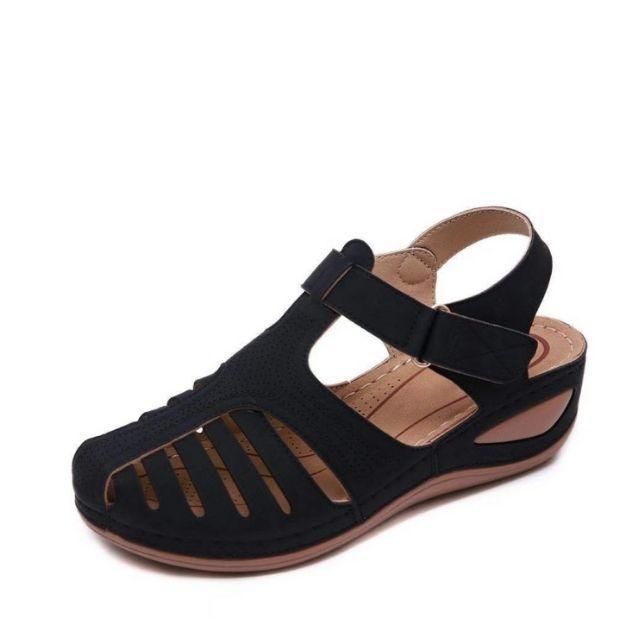 KomfortTritt | Atmungsaktive Orthopädische Sandalen mit Klettverschluss