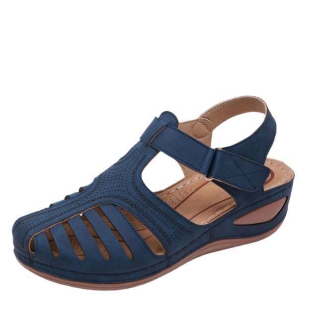 KomfortTritt | Atmungsaktive Orthopädische Sandalen mit Klettverschluss