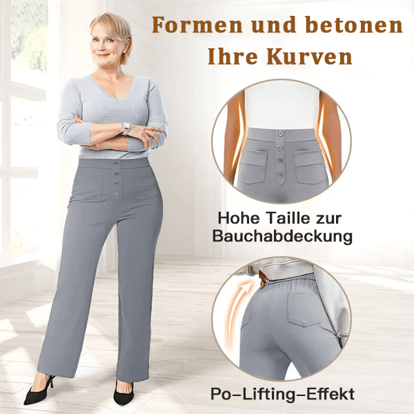 ComfyPlus – Die lässige Stretch-Hose mit hoher Taille