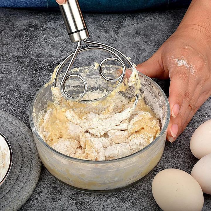 1+1 Gratis | Edelstahl-Teigmischer für einfaches und sauberes Backen