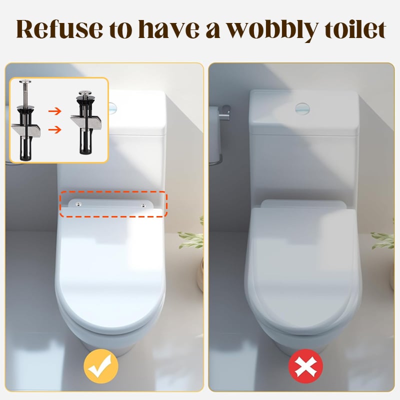 1+1 Gratis | Hochleistungs-Toilettensitz-Befestigungsschrauben-Kit