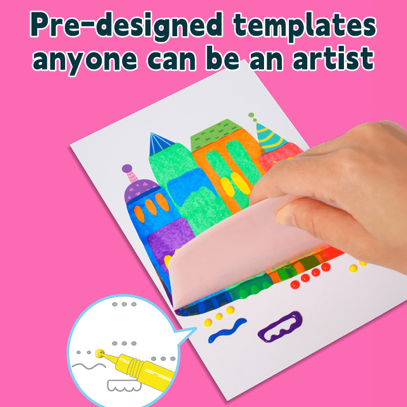 20-teiliges DIY-Regenbogen-Kratzkunst-Set für kreativen Spielspaß