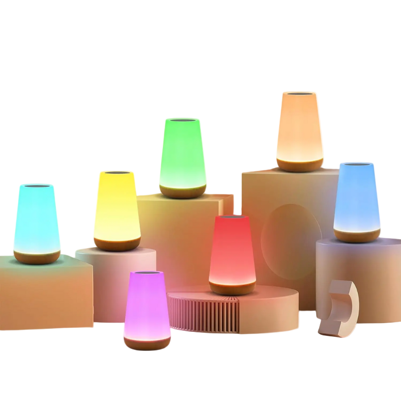 Kabellose LED Nachtlampe mit RGB Farbwechsel und Fernbedienung