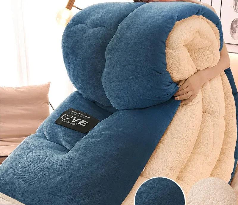 WinGuard | Premium Winterbettdecke mit doppeltem Flanellfleece