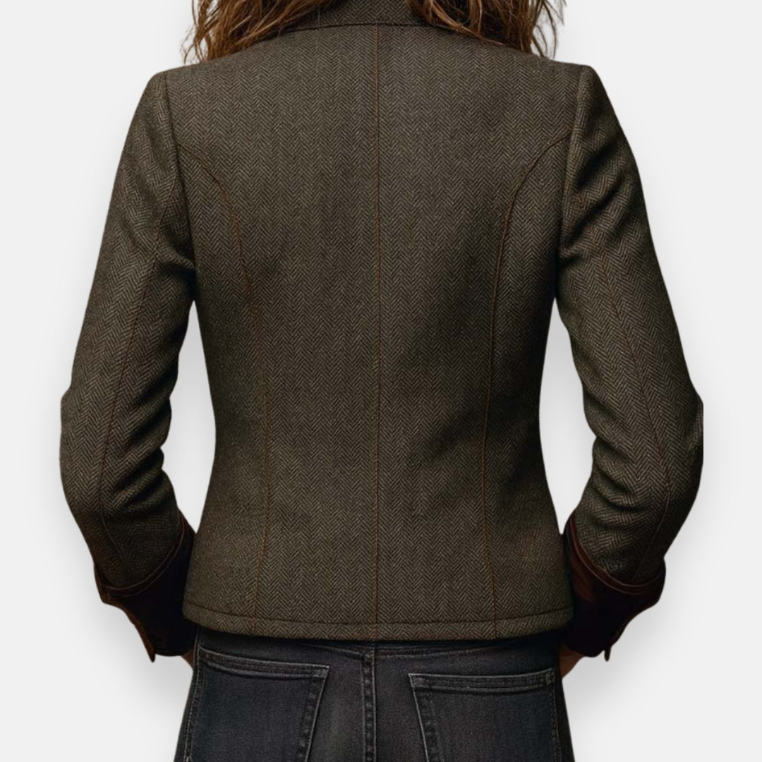 Raquel | Jacke zum Knöpfen mit Stehkragen