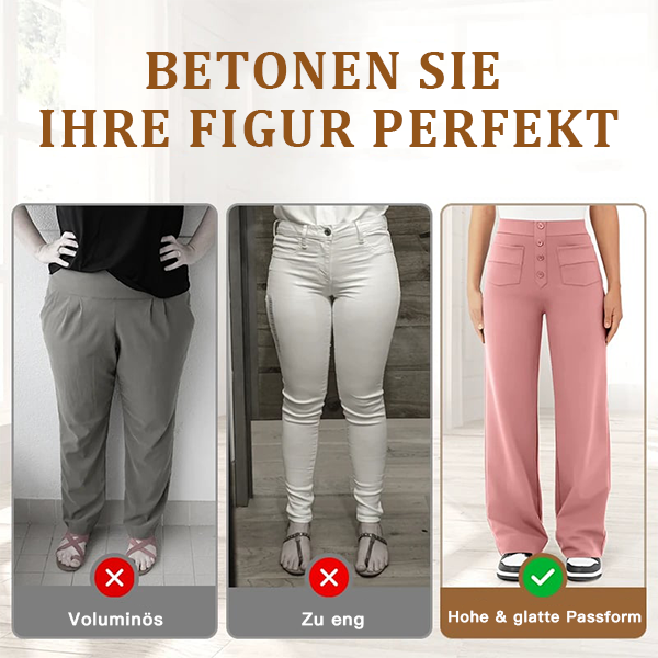 ComfyPlus – Die lässige Stretch-Hose mit hoher Taille