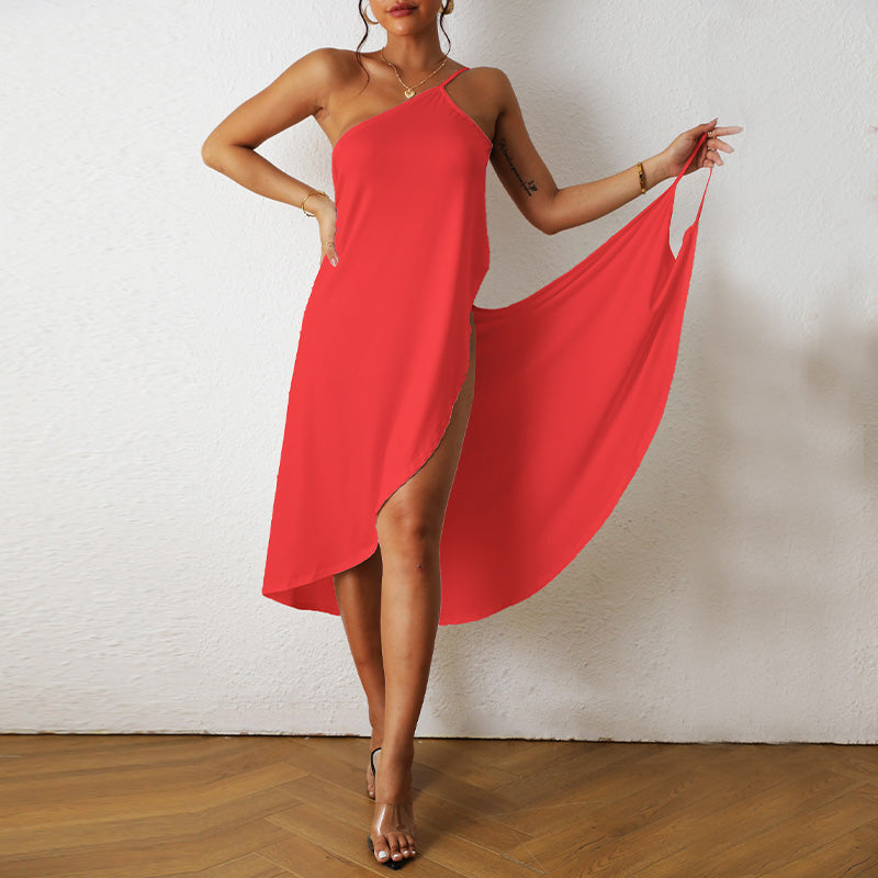 Zuedys Midi-Strandkleid