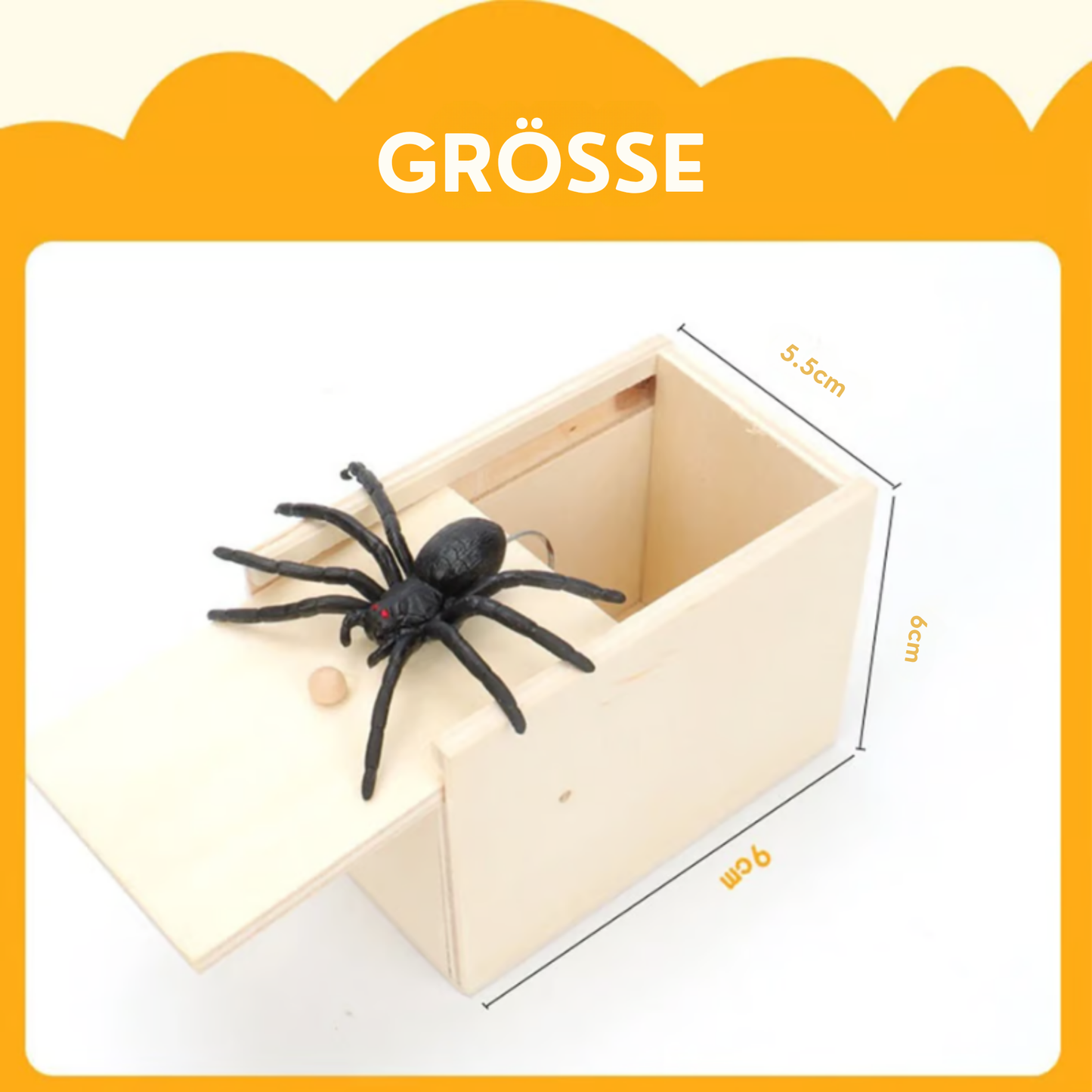 SchreckSchachtel - Die Ultimative Spinnen-Streichbox
