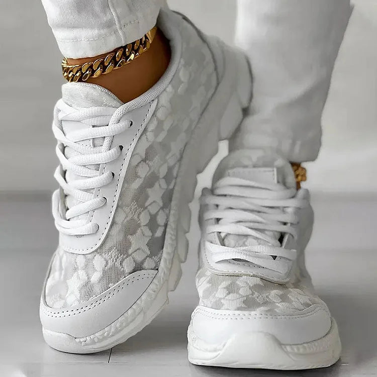 SpitzenSchritt | Atmungsaktive Spitzen-Sneaker für Damen