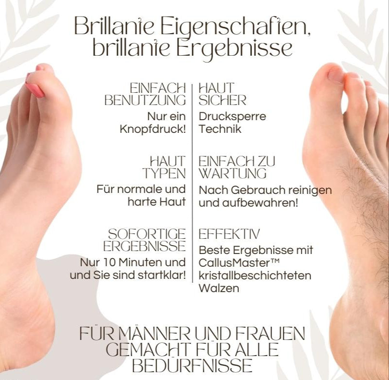 Callusos – Elektrischer Hornhautentferner