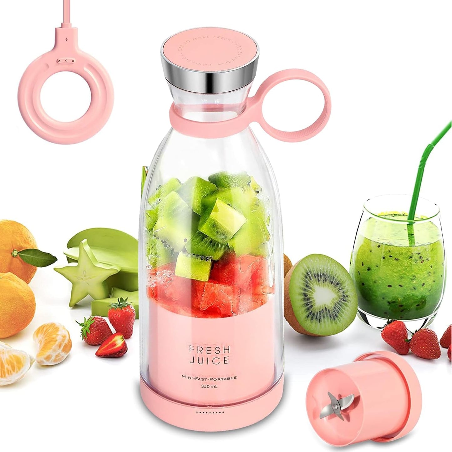 50% RABATT | NutriBot- Batteriebetriebener Mixer für Vitaldrinks