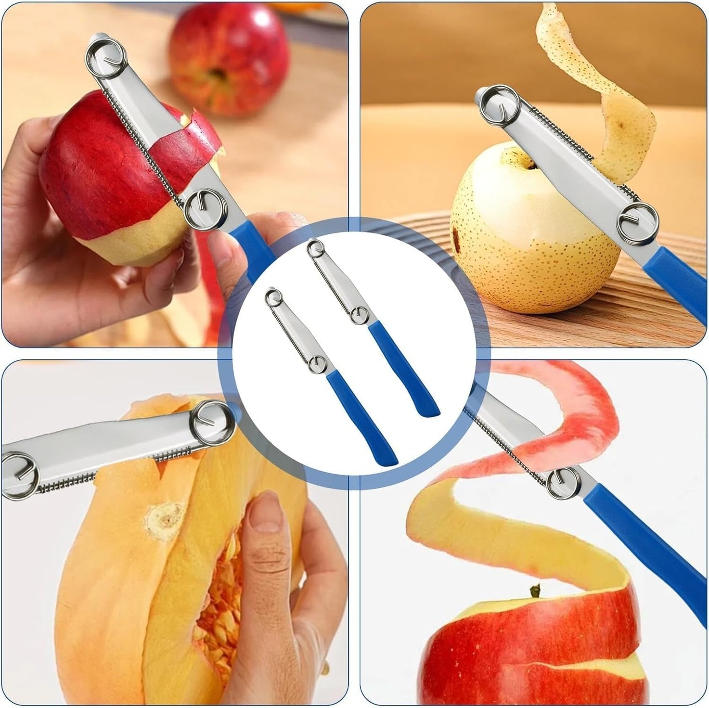 Praktisches Küchenset 3-in-1 – Schäler, Spiralschneider & Zitruspresse in einem