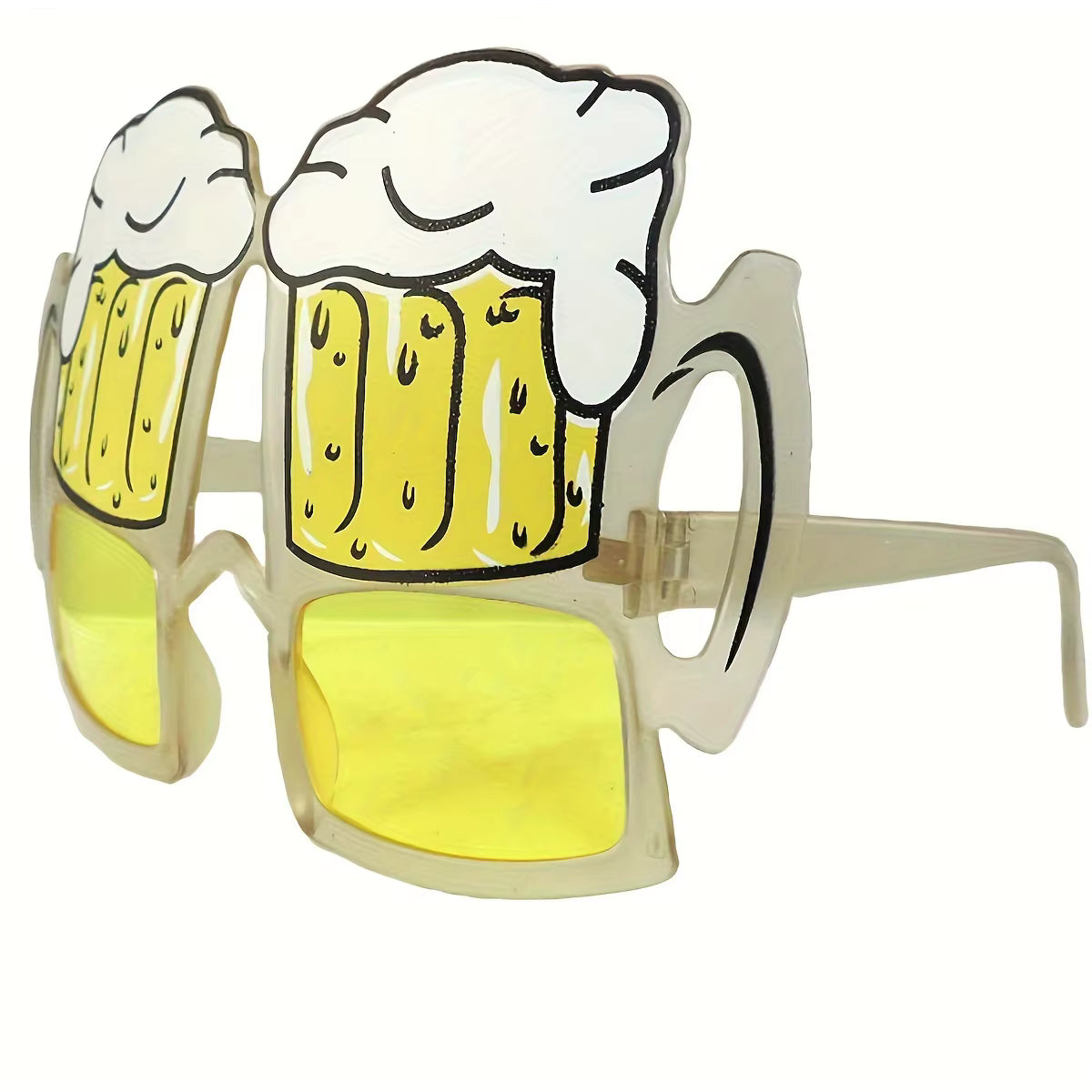 Lustige Bierkruggläser | Tropisches Fotobox-Requisit | Langlebig & Wiederverwendbar
