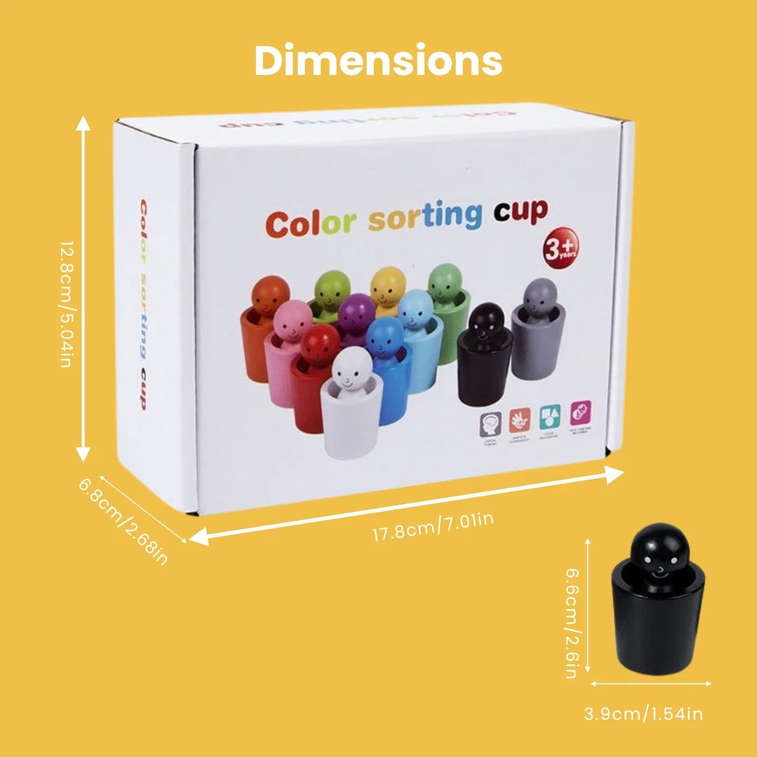 WoodFigures - Montessori-Holzspielzeug für leichtes Lernen für Kinder