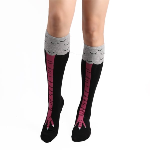 1+1 GRATIS | Chicken Legs Socken – Lustige Winter-Overknee-Socken