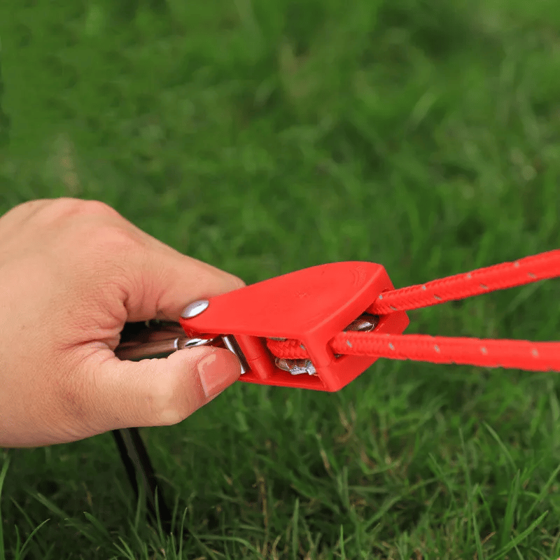 1+1 GRATIS | Outdoor-Sturmleine 4 m – Reflektierend & sicher fixierbar