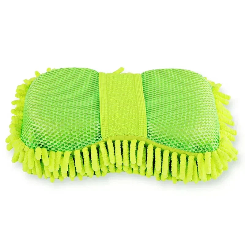 Mikrofaser Autowaschset – Komplett-Set mit Schwamm, Handschuhen & Bürsten