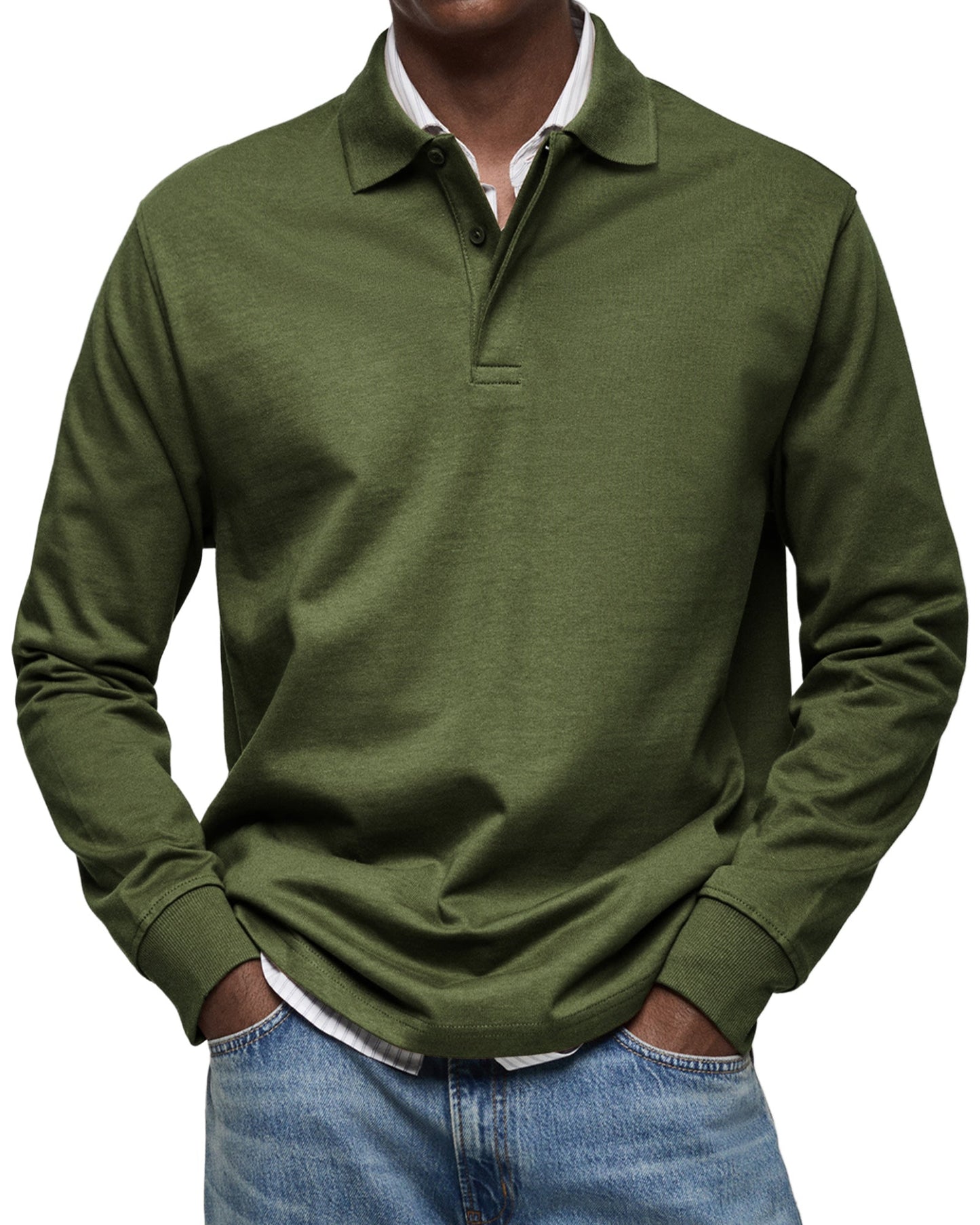 Hector | Langärmeliges Poloshirt