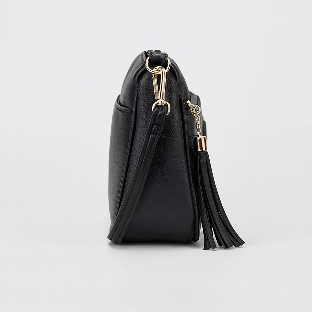 Jane | Damenmode-Umhängetasche mit Quaste