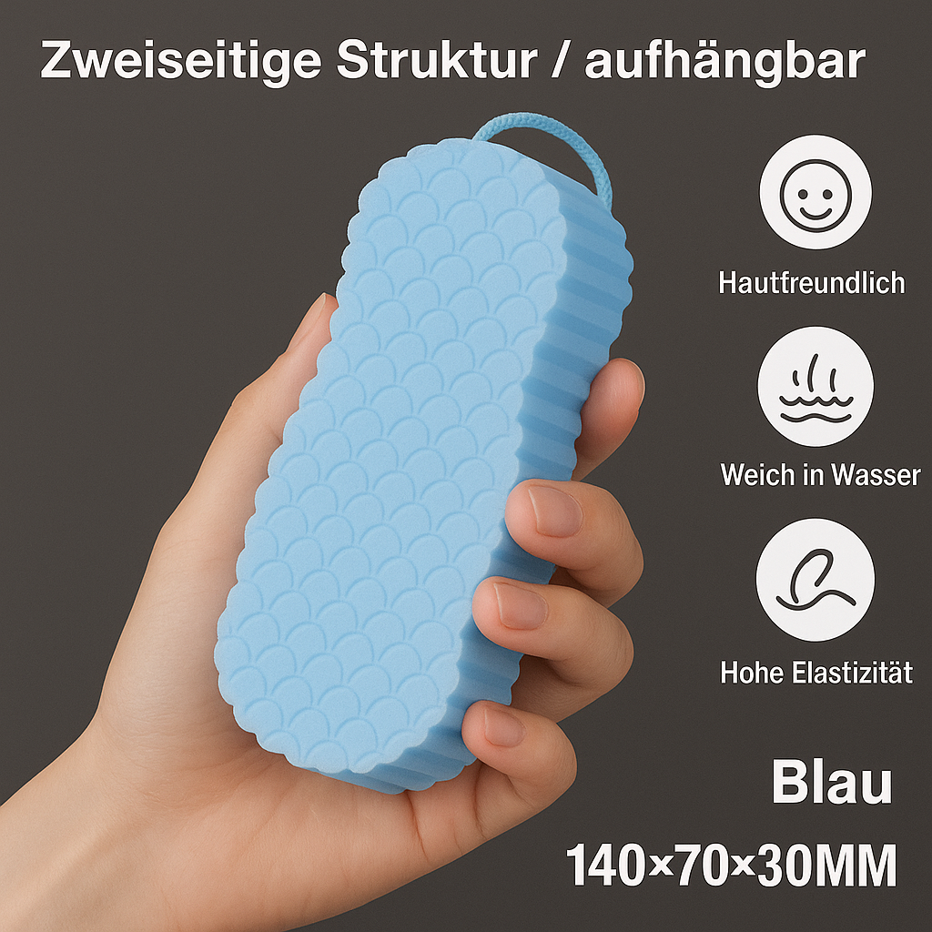 1+1 Gratis | ExfoliatSponge | eine seidige, strahlende Haut nach jeder Dusche