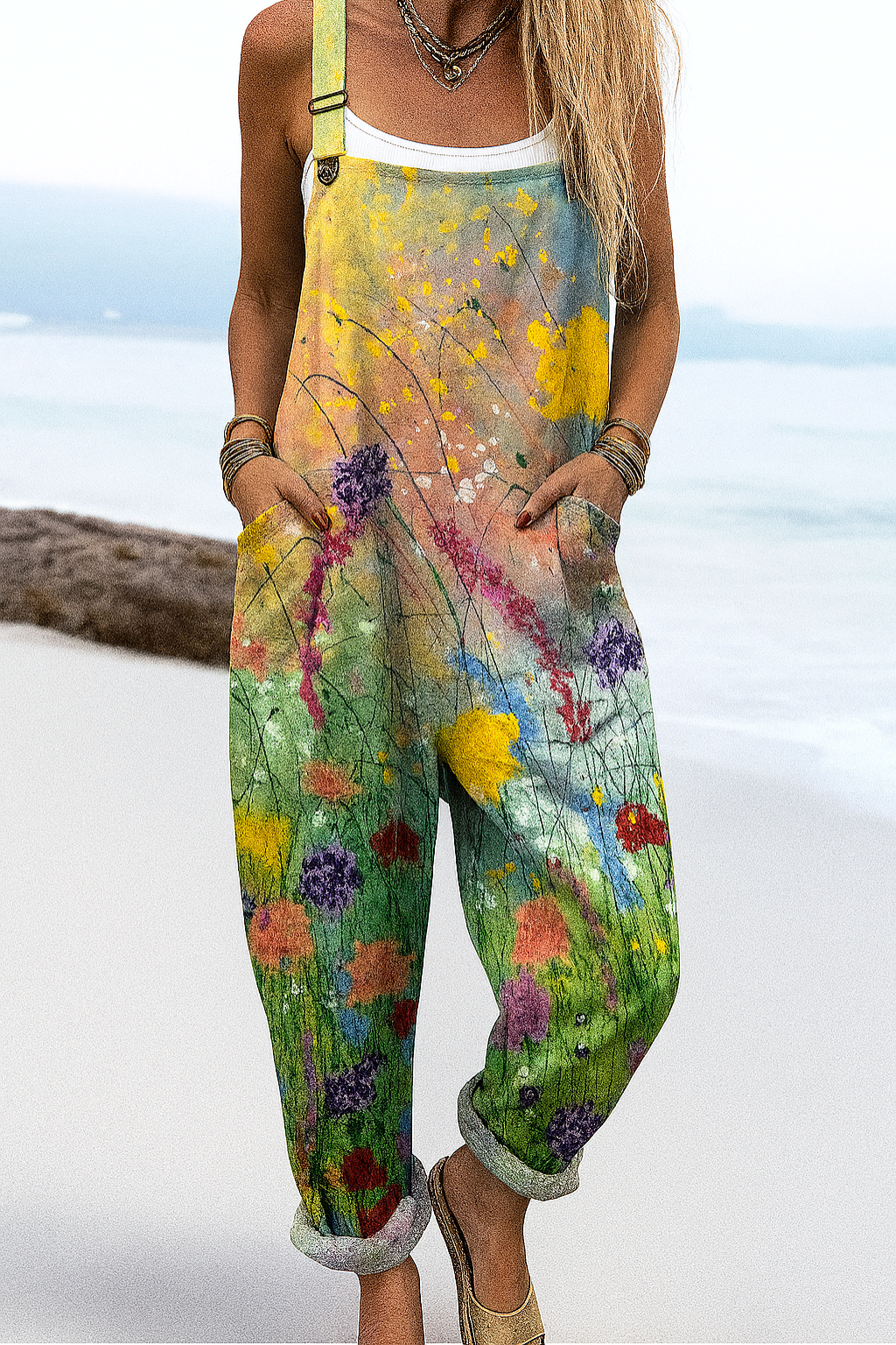 Dasi | Künstlerischer Overall-Jumpsuit