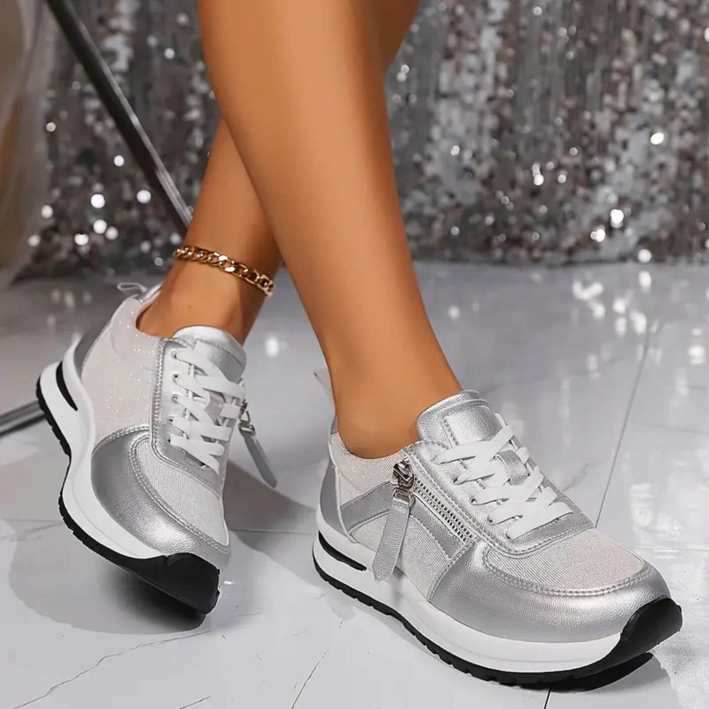 Gina – Bequeme Orthopädische Sneakers
