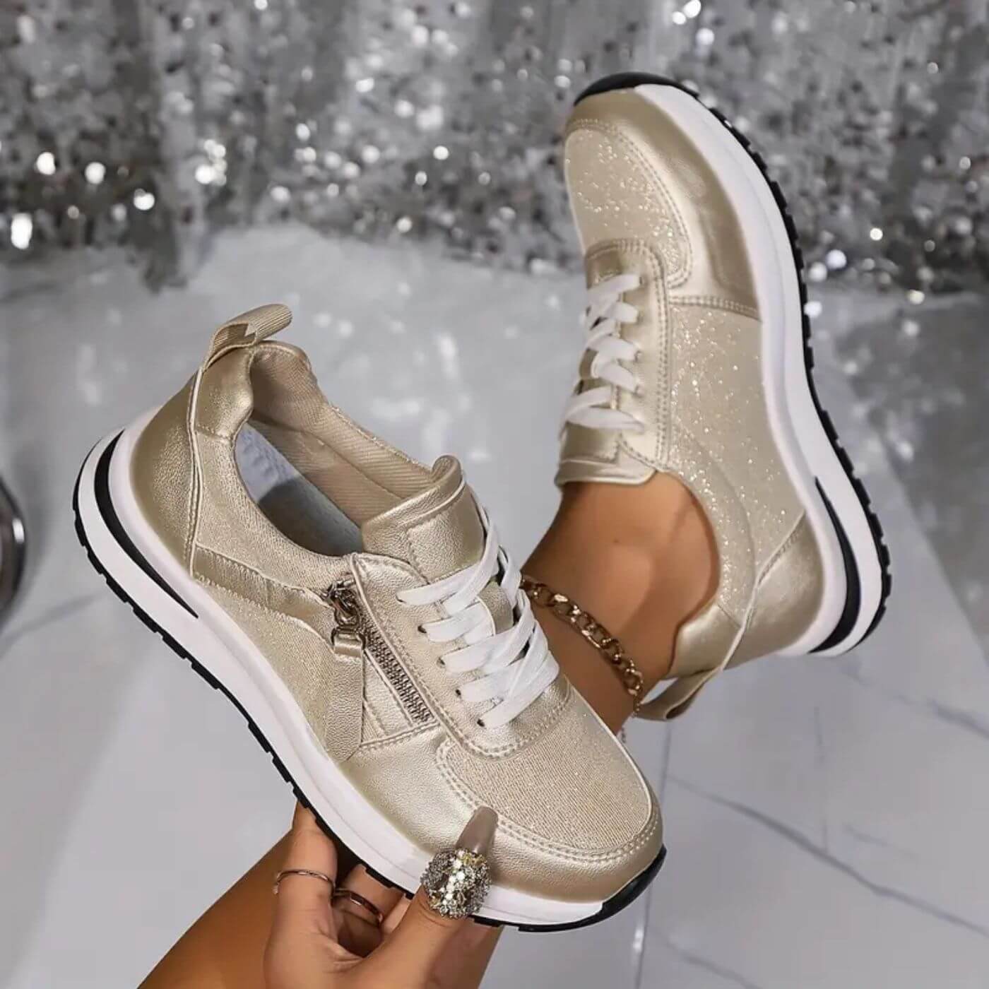 Gina – Bequeme Orthopädische Sneakers