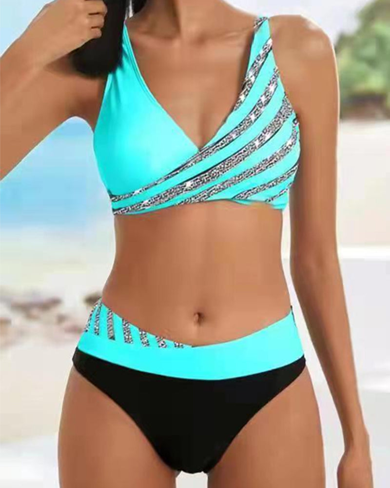 Mona – Bikini mit Warmen Farbtönen