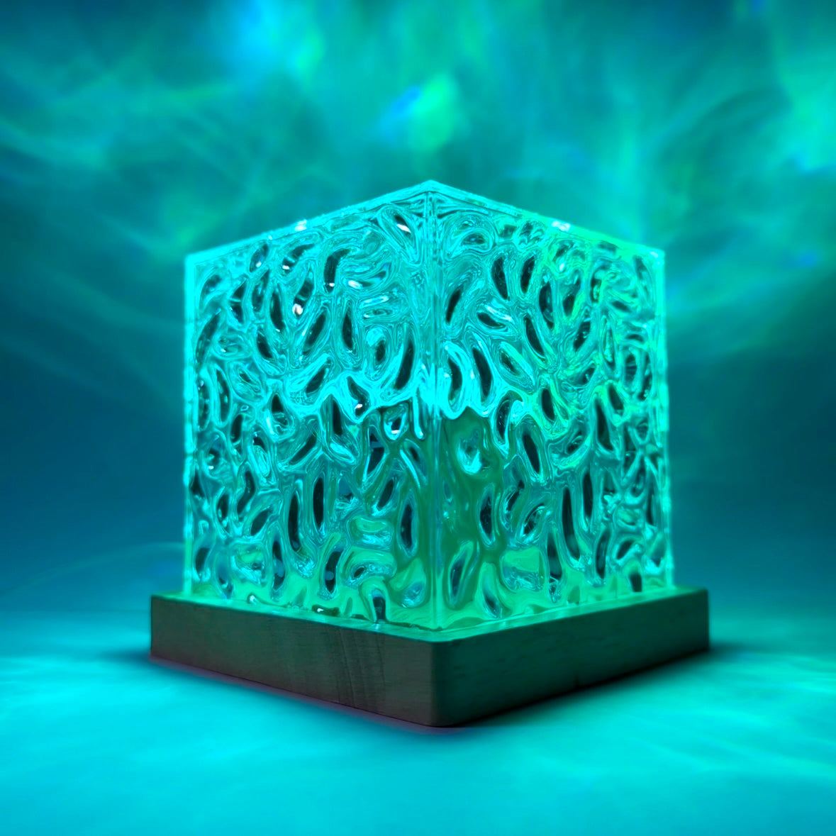 AuraGlanz | Nordlicht Projektor Cube für Schlafzimmer