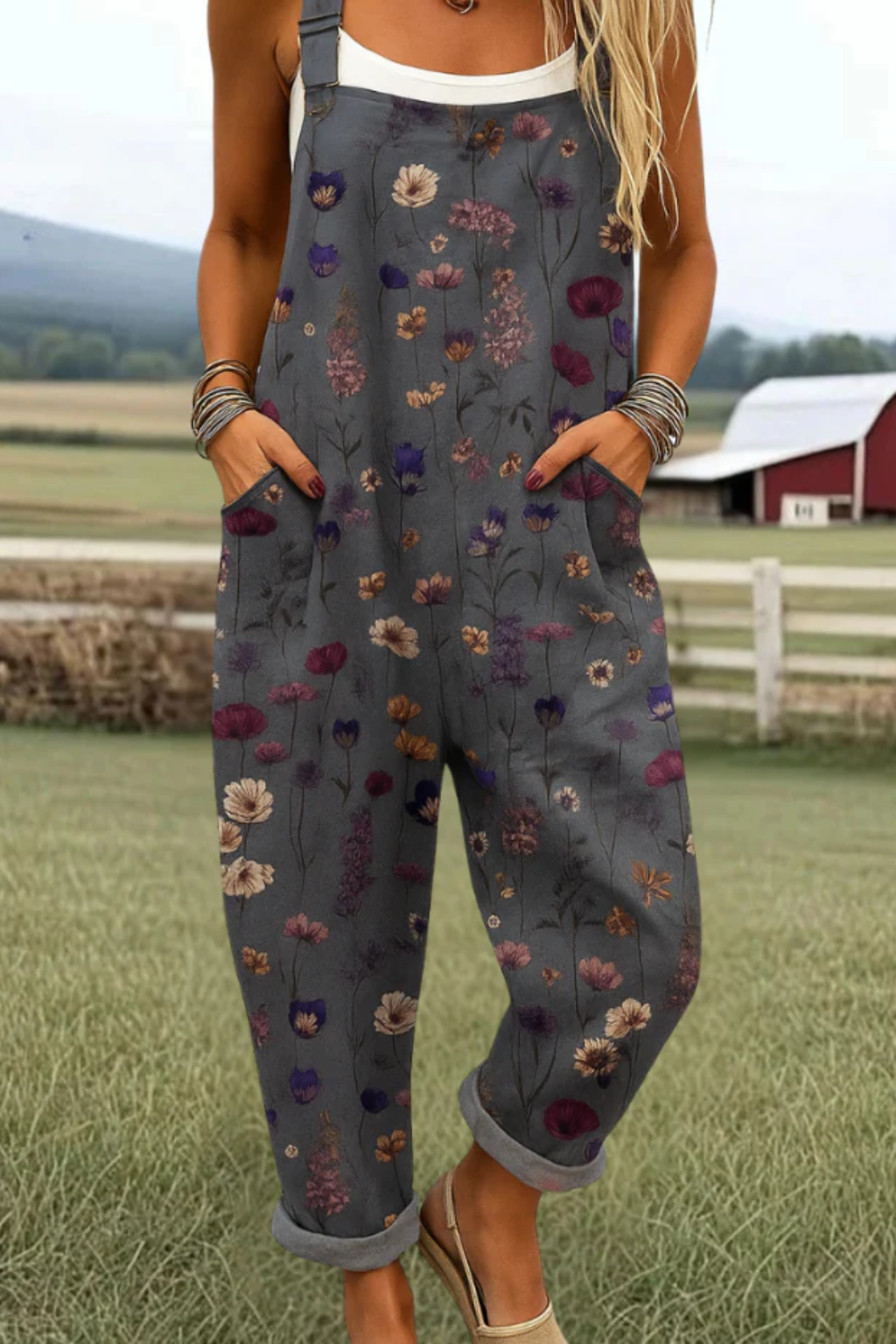 Kelly | Künstlerischer Overall-Jumpsuit