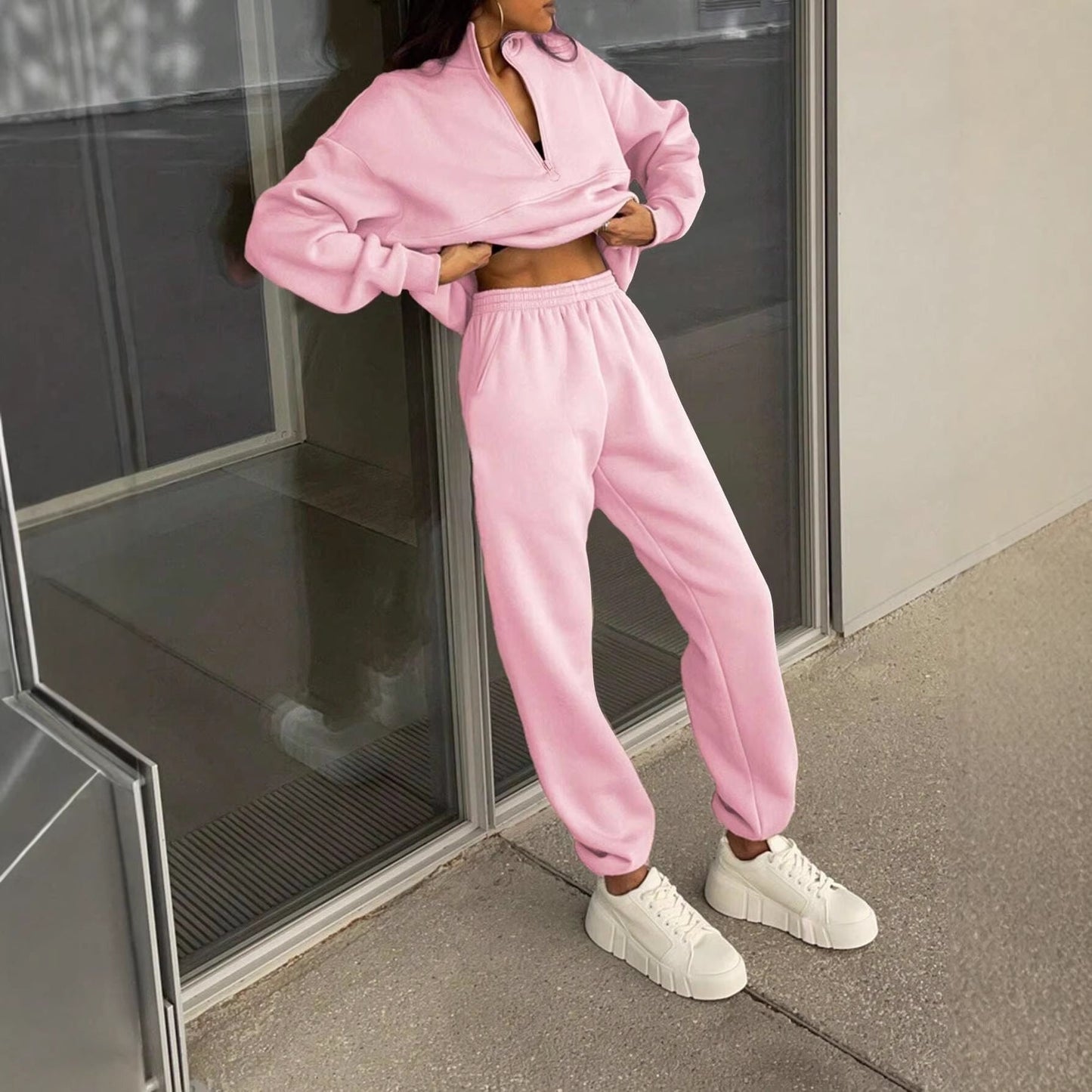 Damen Oversized Zweiteiliges Set