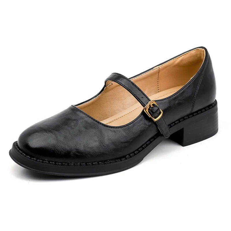 Donia – Bequeme Lederschuhe Mit Riemen