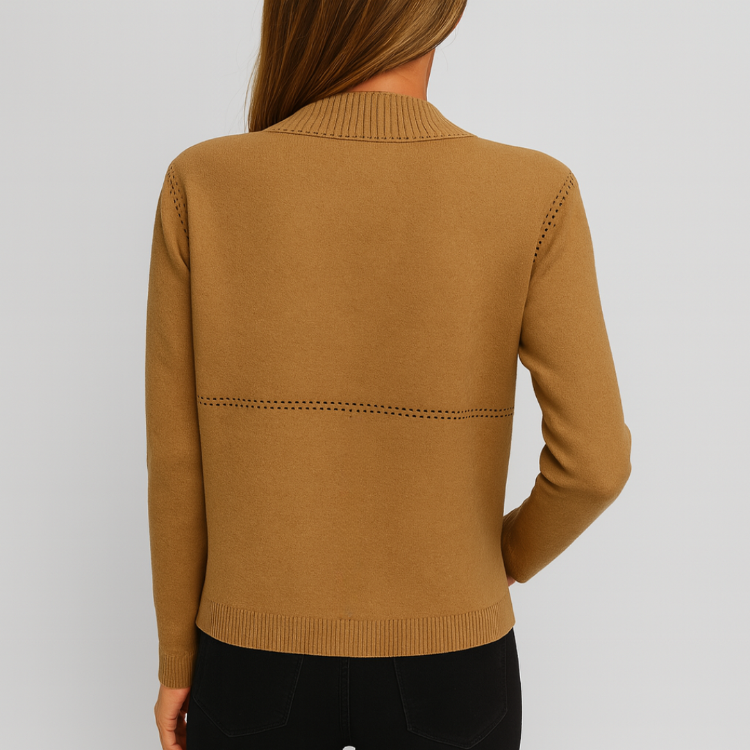 Alexa | Damen Strickjacke mit Knöpfen