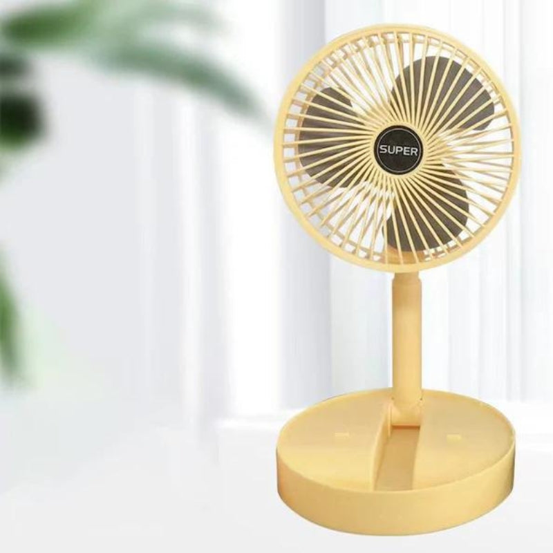 Wiederaufladbarer USB-Teleskop-Faltventilator