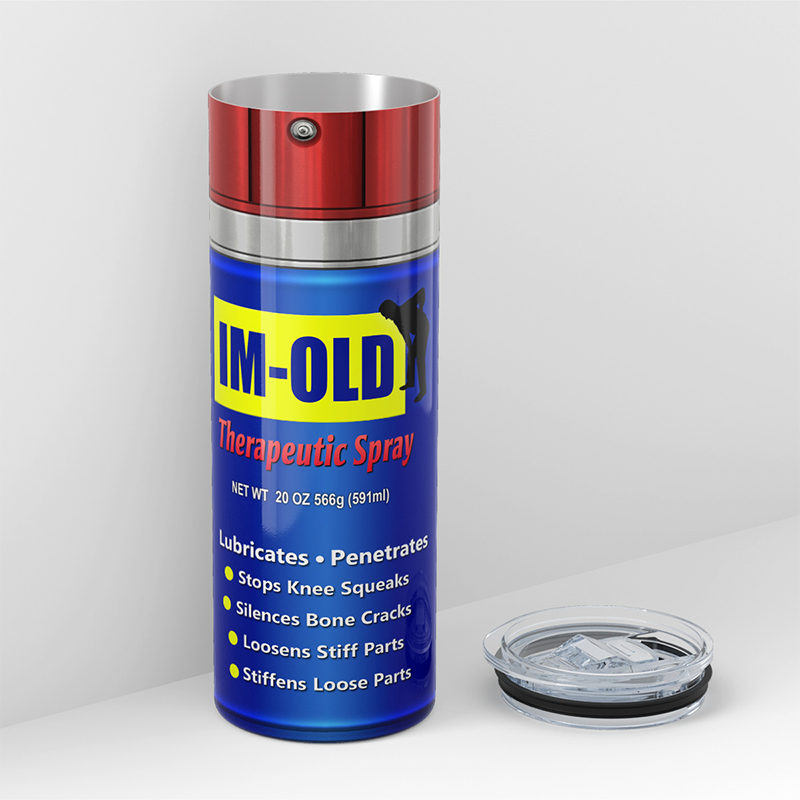 Thermosbecher mit Schmutzmuster