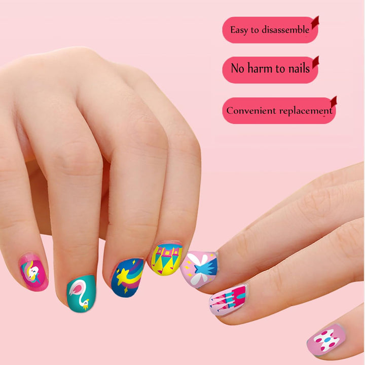 Kinder-Nagelkunst-Sticker | Lustige & einfache Designs