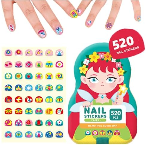 Kinder-Nagelkunst-Sticker | Lustige & einfache Designs