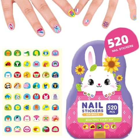 Kinder-Nagelkunst-Sticker | Lustige & einfache Designs
