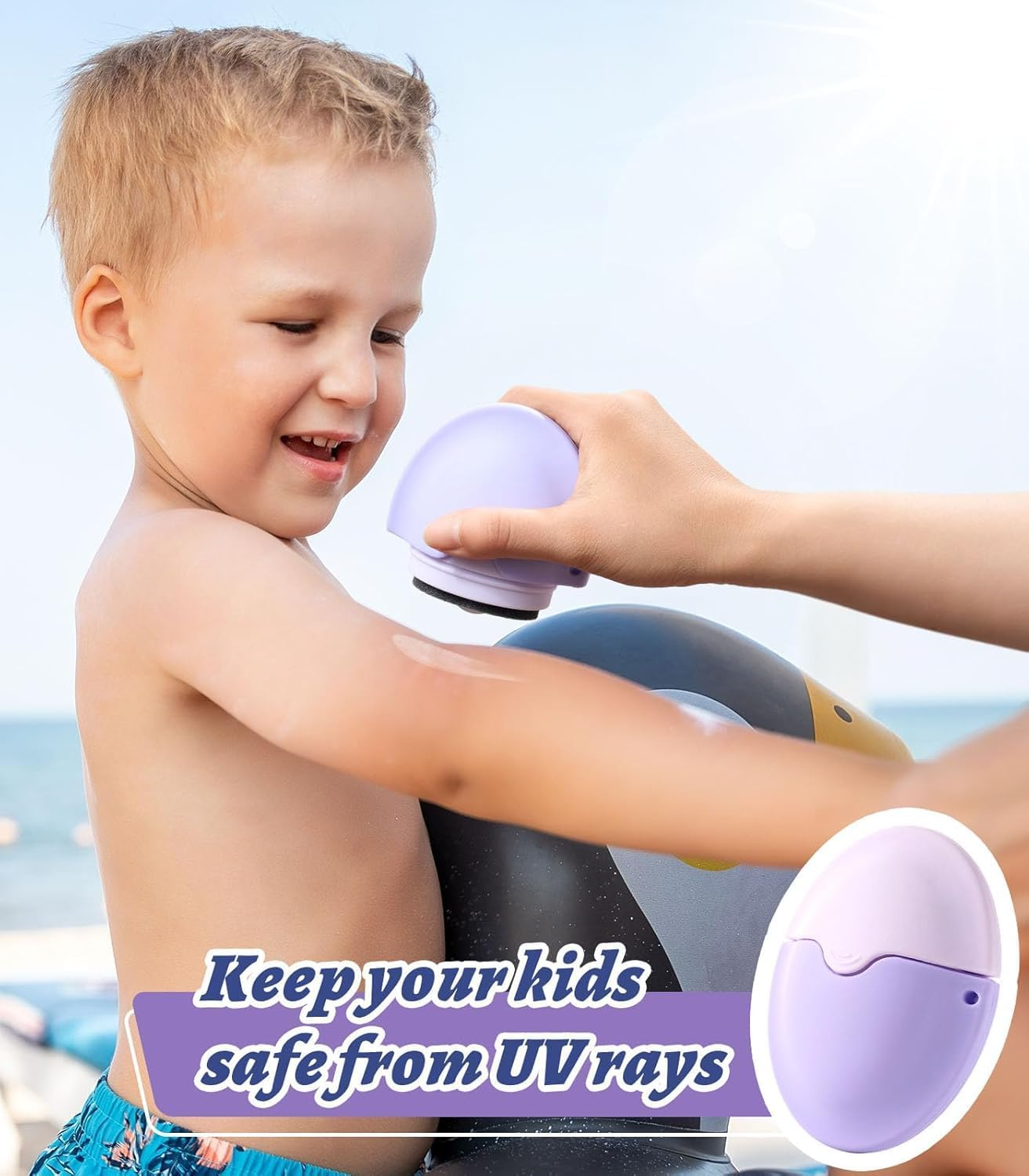 No-Mess Sonnencreme-Applikator | Tragbar, Nachfüllbar und Reisefertig - 1 + 1 Gratis!