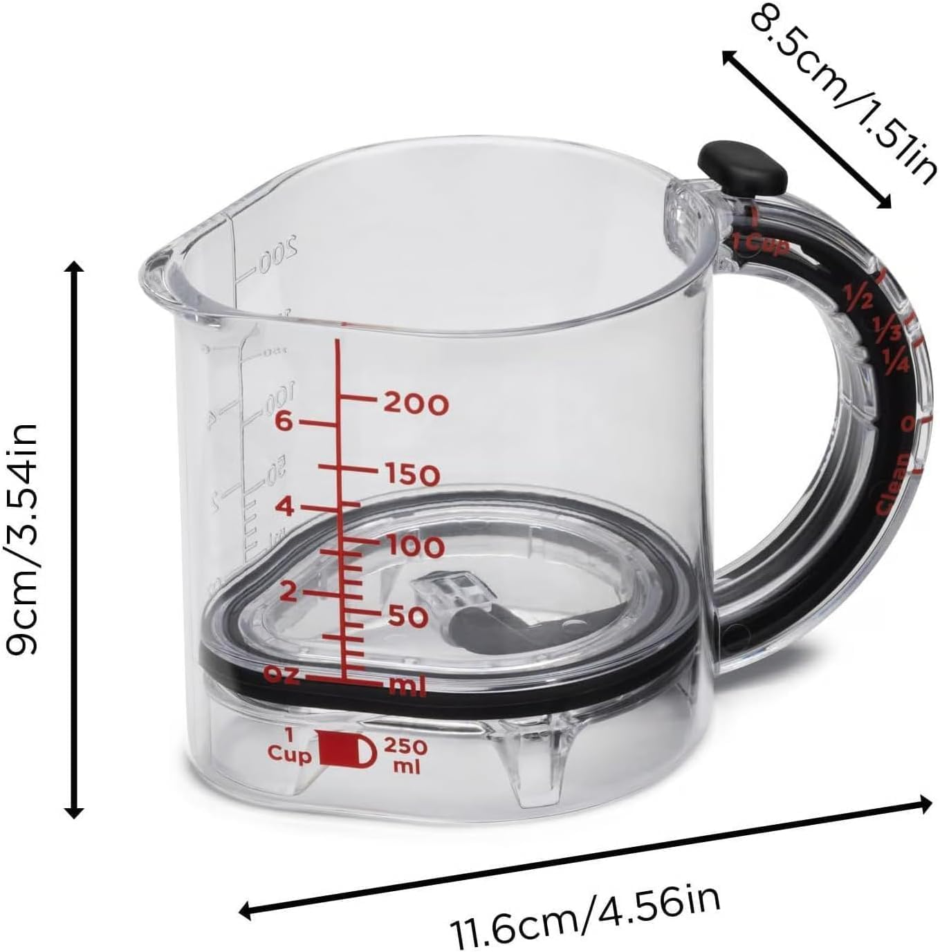 4-in-1 Verstellbarer Messbecher | Präzises Kochen leicht Gemacht - 1 + 1 Gratis!