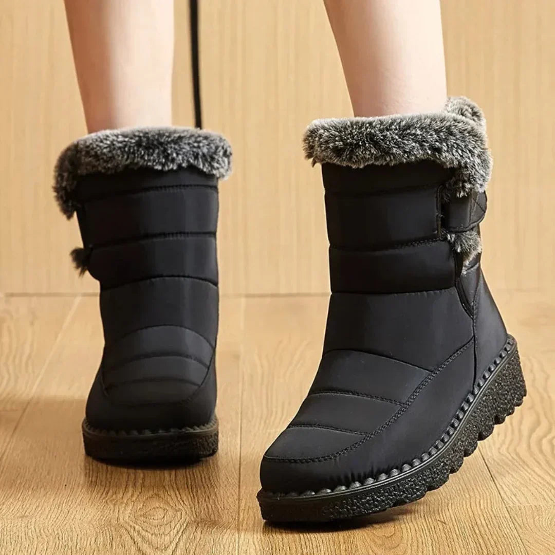 Gefütterte Winterstiefel Damen – wasserabweisend & rutschfest
