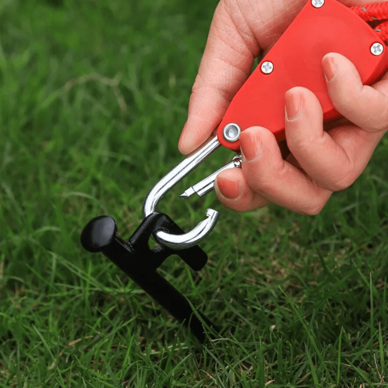 1+1 GRATIS | Outdoor-Sturmleine 4 m – Reflektierend & sicher fixierbar