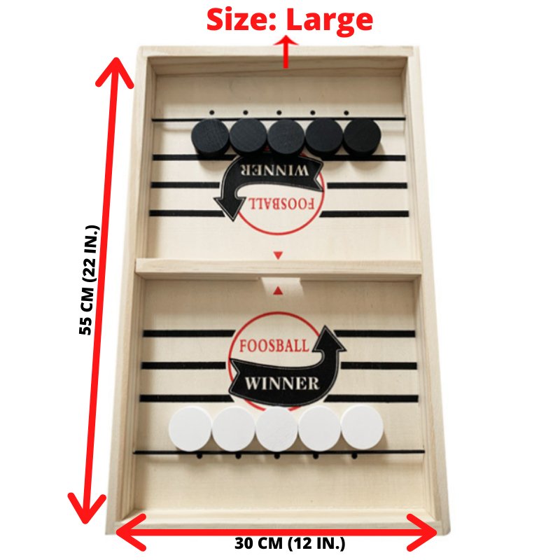 FoosballPuck - Seien Sie der Erste, der all seine Discs loswird!