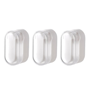 Wandmontierter Zahnbürstenhalter mit Hygieneabdeckung | 3 Stück