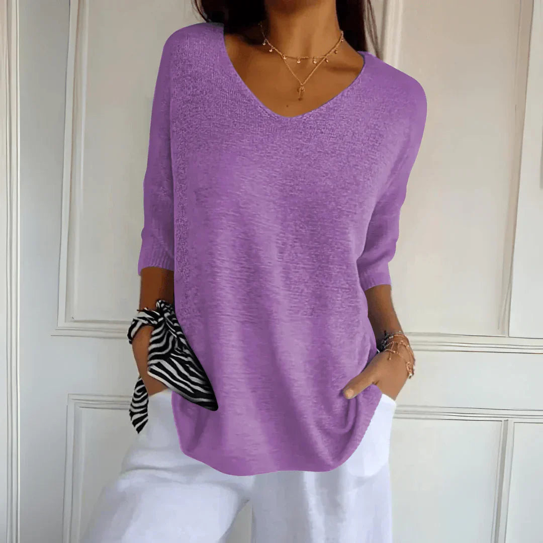 Stefanie | Entspanntes elegantes Top