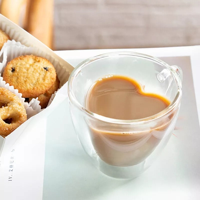 Klassisches Herz-Teeglas